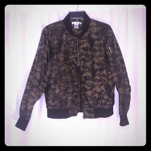 Camouflage Bomber Jacket